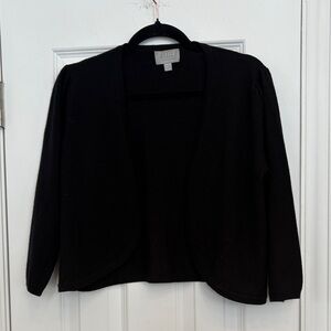 Pure Collection Elegant Black‎ Women's Cashmere Shrug